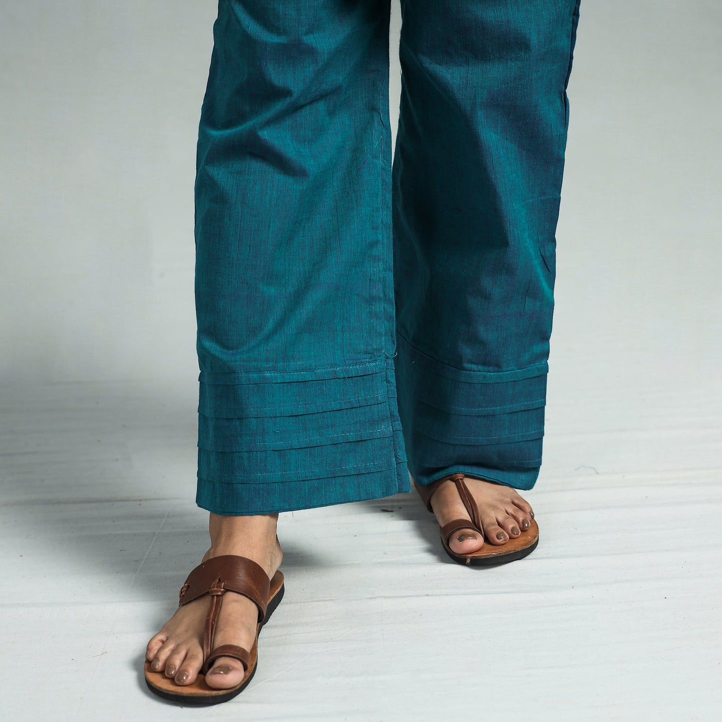 Buy Dharwad Cotton Kurta with Palazzo & Dupatta Set Online at iTokri.com