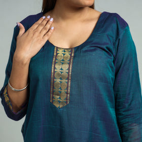 Buy Dharwad Cotton Kurta with Palazzo & Dupatta Set Online at iTokri.com