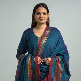 Buy Dharwad Cotton Kurta with Palazzo & Dupatta Set Online at iTokri.com