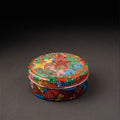 Bengal Patua Handpainted Stainless Steel Multicolor Masala Box