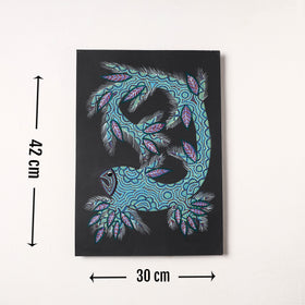  Handpainted Bhil Pithora Painting by Geeta Bariya 