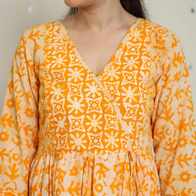 Buy Angrakha Batik Dress for Women Online in India