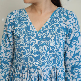 Buy Angrakha Batik Dress for Women Online in India
