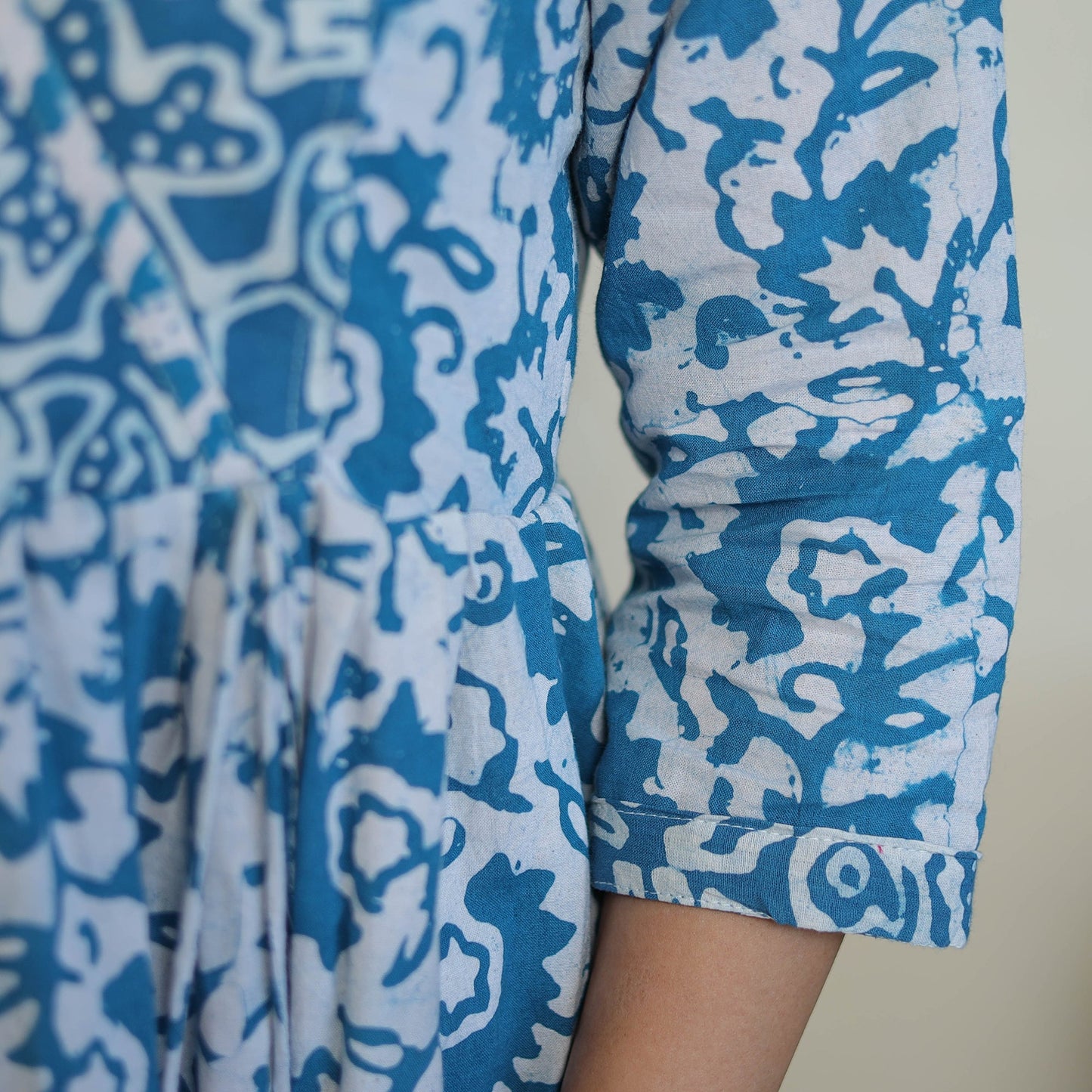 Buy Angrakha Batik Dress for Women Online in India
