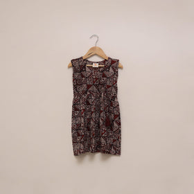 Pure cotton baby girls bagh angrakha dress (1-2 years) 02