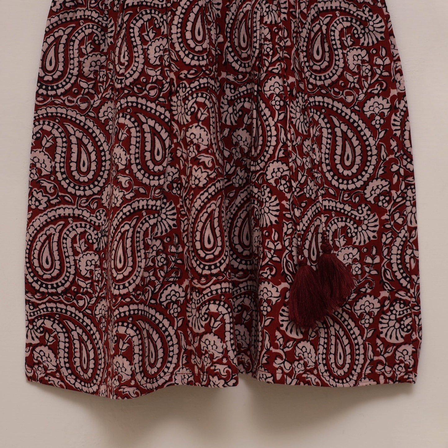 Pure cotton baby girls bagh angrakha dress (1-2 years) 11