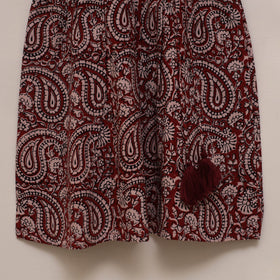 Pure cotton baby girls bagh angrakha dress (1-2 years) 11