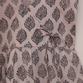 Pure cotton baby girls bagh angrakha dress (1-2 years) 14