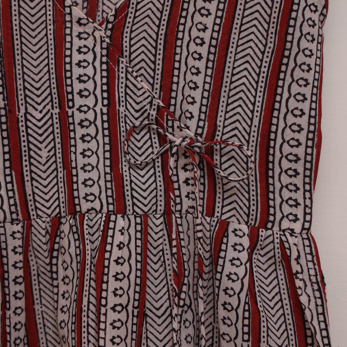 Pure cotton baby girls bagh angrakha dress (1-2 years) 18