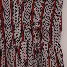 Pure cotton baby girls bagh angrakha dress (1-2 years) 18