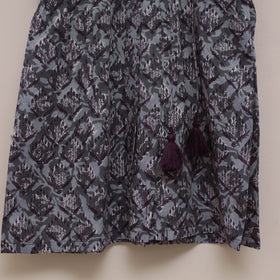 Pure cotton baby girls sanganeri angrakha dress (1-2 years)