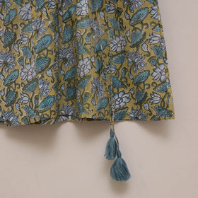 Pure cotton baby girls sanganeri angrakha dress (1-2 years)