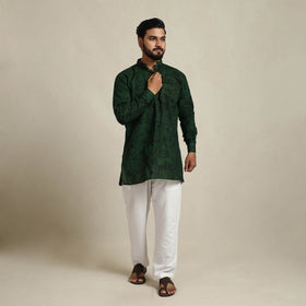  Buy Batik Print Cotton Kurta For Men Online in India