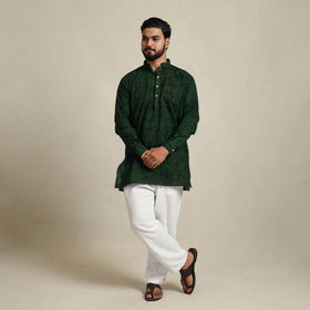  Buy Batik Print Cotton Kurta For Men Online in India