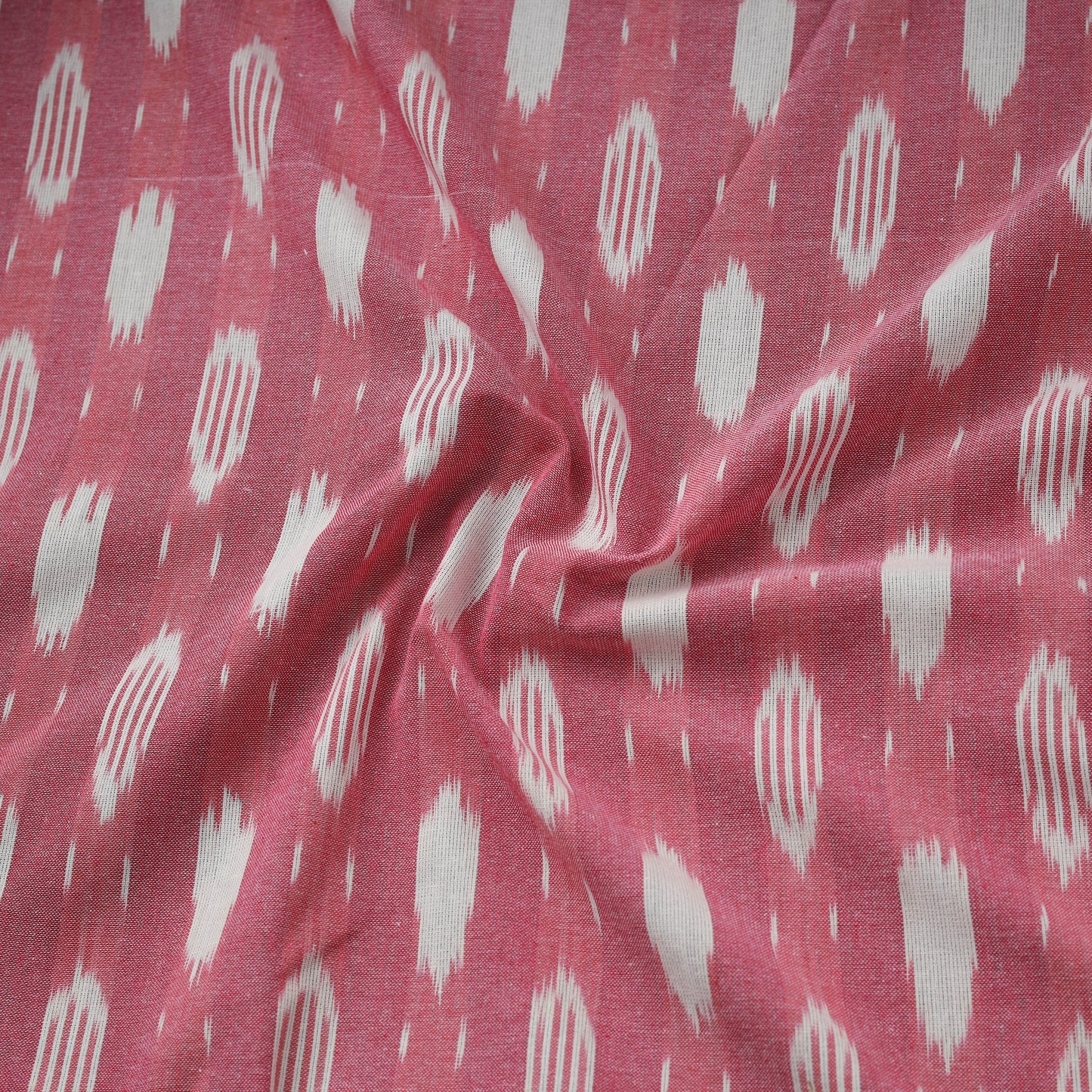 Pure cotton pochampally ikat fabric 02 - handcrafted
