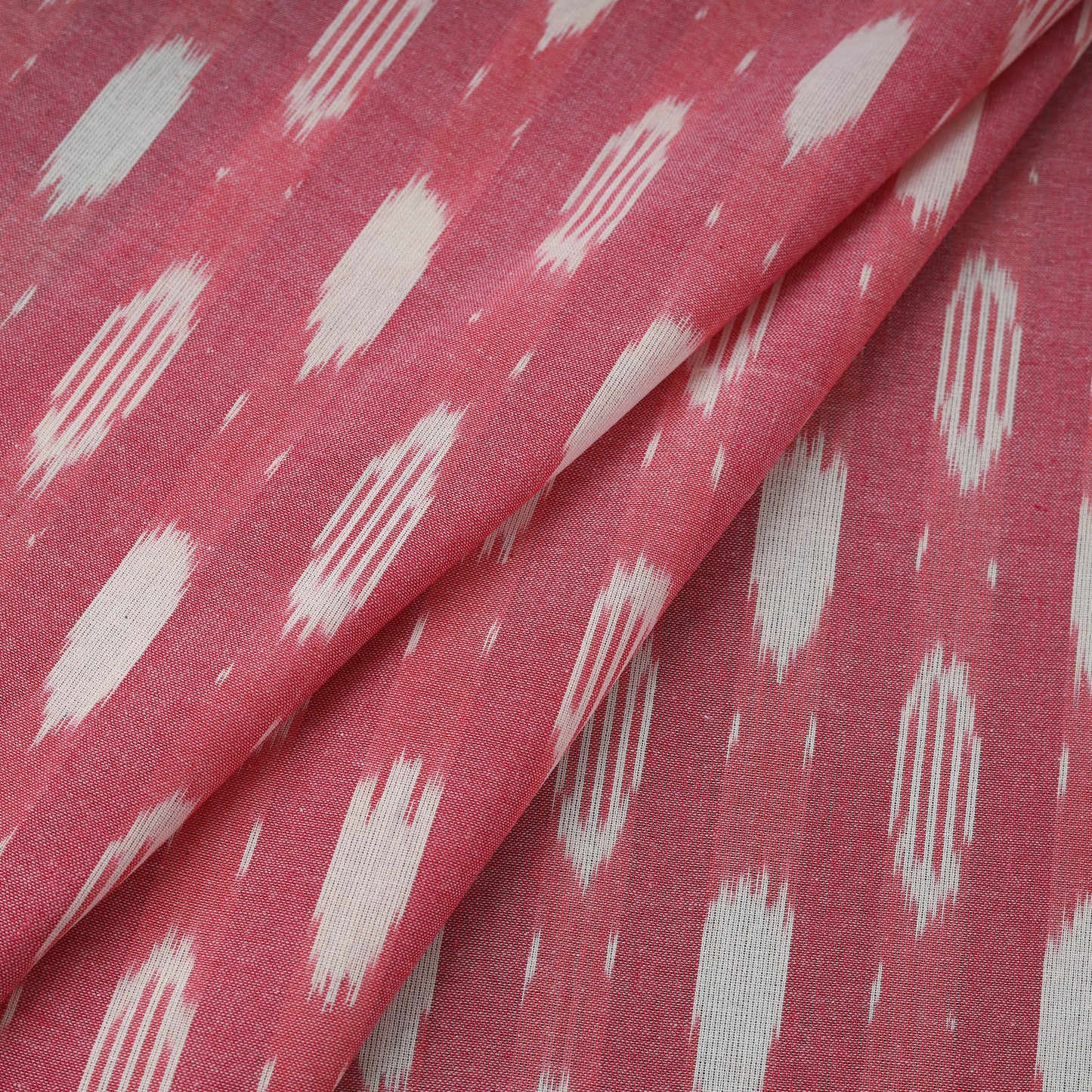 Pure cotton pochampally ikat fabric 02 - handcrafted