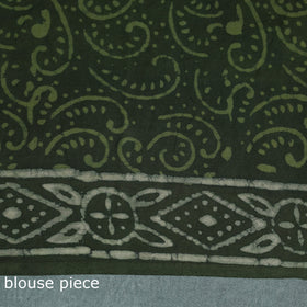 Pure mul cotton hand block batik print saree 14