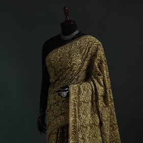 Pure mul cotton hand block batik print saree 15