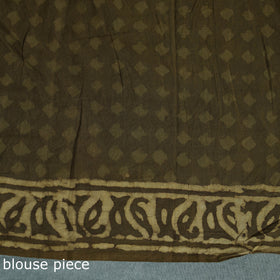 Pure mul cotton hand block batik print saree 15