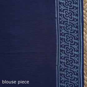 Pure mul cotton hand block batik print saree 26