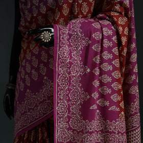 Pure mul cotton hand block jaipur print saree 18