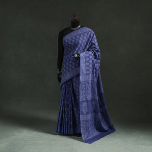 Pure mul cotton hand block jaipur print saree 41