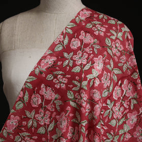 Pure mul cotton hand block sanganeri print fabric 10