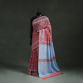 Pure mul cotton hand block sanganeri print saree 05