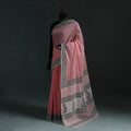 Pure mul cotton hand block sanganeri print saree 07