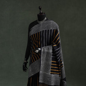 Pure mul cotton hand block sanganeri print saree 53