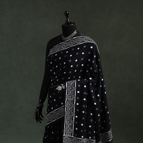 Pure mul cotton hand block sanganeri print saree 55