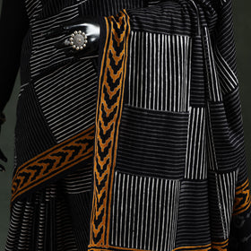 Pure mul cotton hand block sanganeri print saree 57