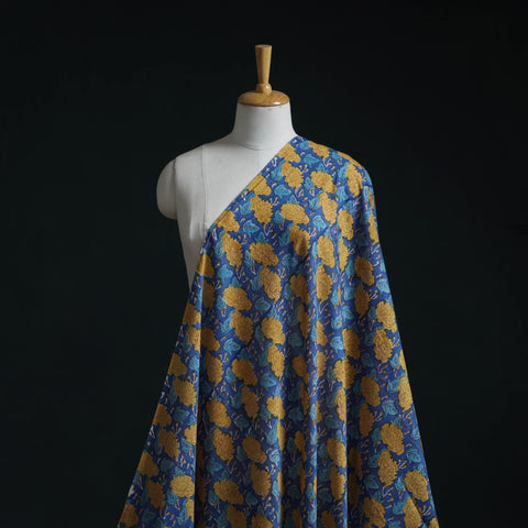 Pure mul cotton hand sanganeri fabric 06 - handcrafted