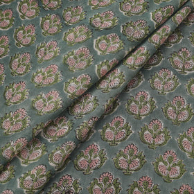 Pure mul cotton hand sanganeri fabric 07 - handcrafted