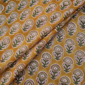 Pure mul cotton hand sanganeri fabric 09 - handcrafted