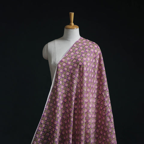 Pure mul cotton hand sanganeri fabric 13 - handcrafted