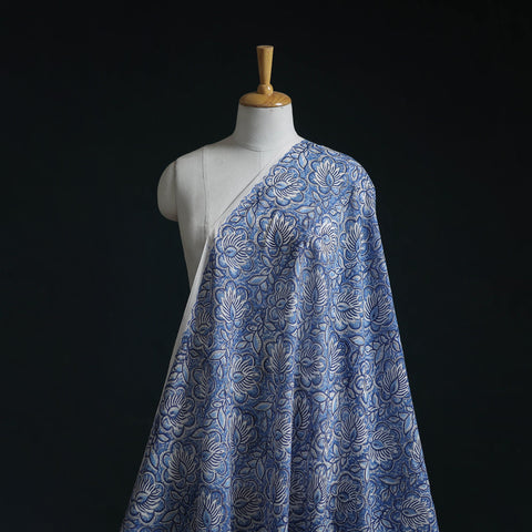 Pure mul cotton hand sanganeri fabric 14 - handcrafted