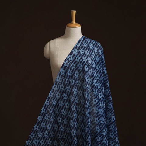 Pure mul cotton kutch hand block batik print fabric 04