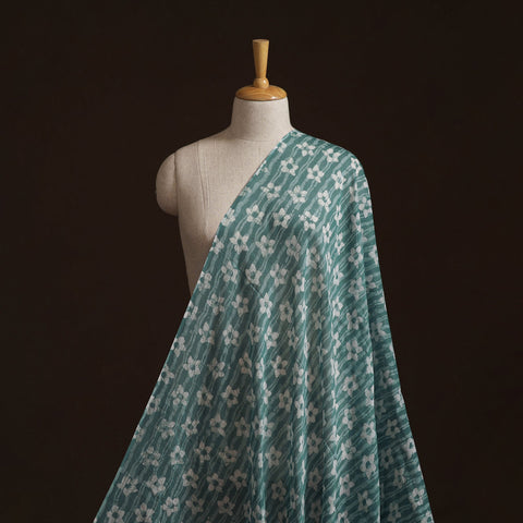 Pure mul cotton kutch hand block batik print fabric 09