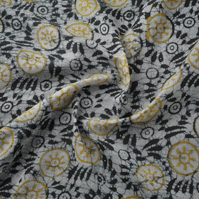 Pure mul cotton kutch hand block batik print fabric 11