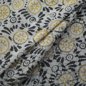 Pure mul cotton kutch hand block batik print fabric 11