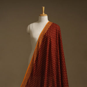 Pure mul cotton natural dyed hand block bagh print fabric