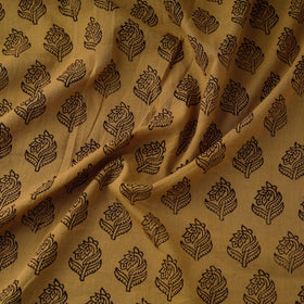 Pure mul cotton natural dyed hand block bagh print fabric