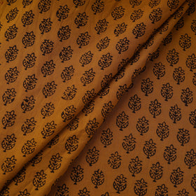 Pure mul cotton natural dyed hand block bagh print fabric