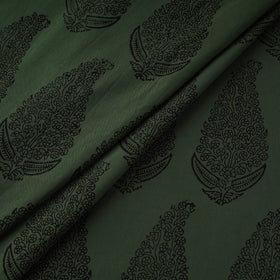 Pure mul cotton natural dyed hand block bagh print fabric