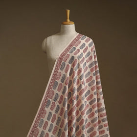 Pure mul cotton natural dyed hand block bagh print fabric