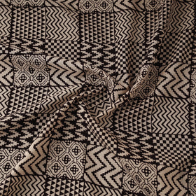Pure mul cotton natural dyed hand block bagh print fabric