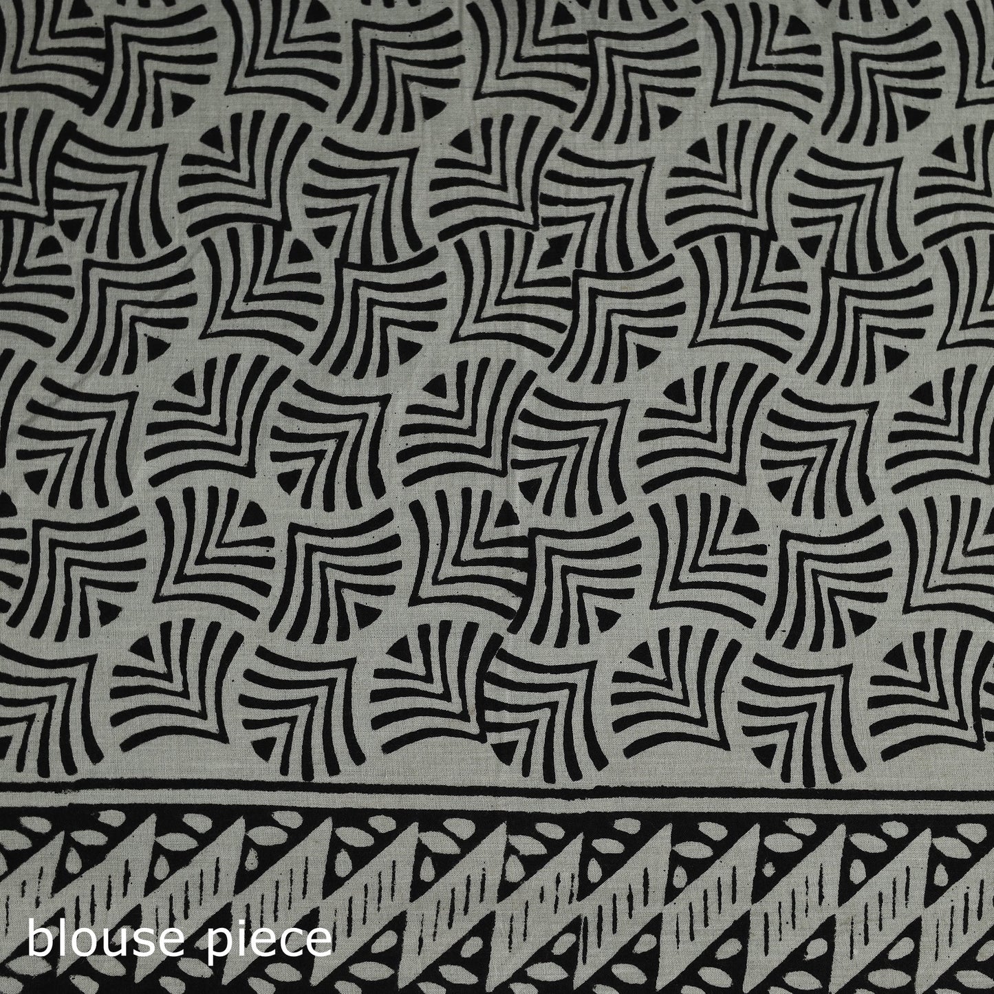Pure mul cotton natural dyed hand block bagru print saree