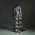 Pure mul cotton natural dyed hand block bagru print saree