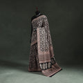 Pure mul cotton natural dyed hand block bagru print saree